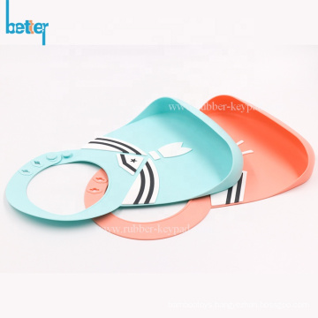 Soft Waterproof Funny Silicone Baby Bib for children